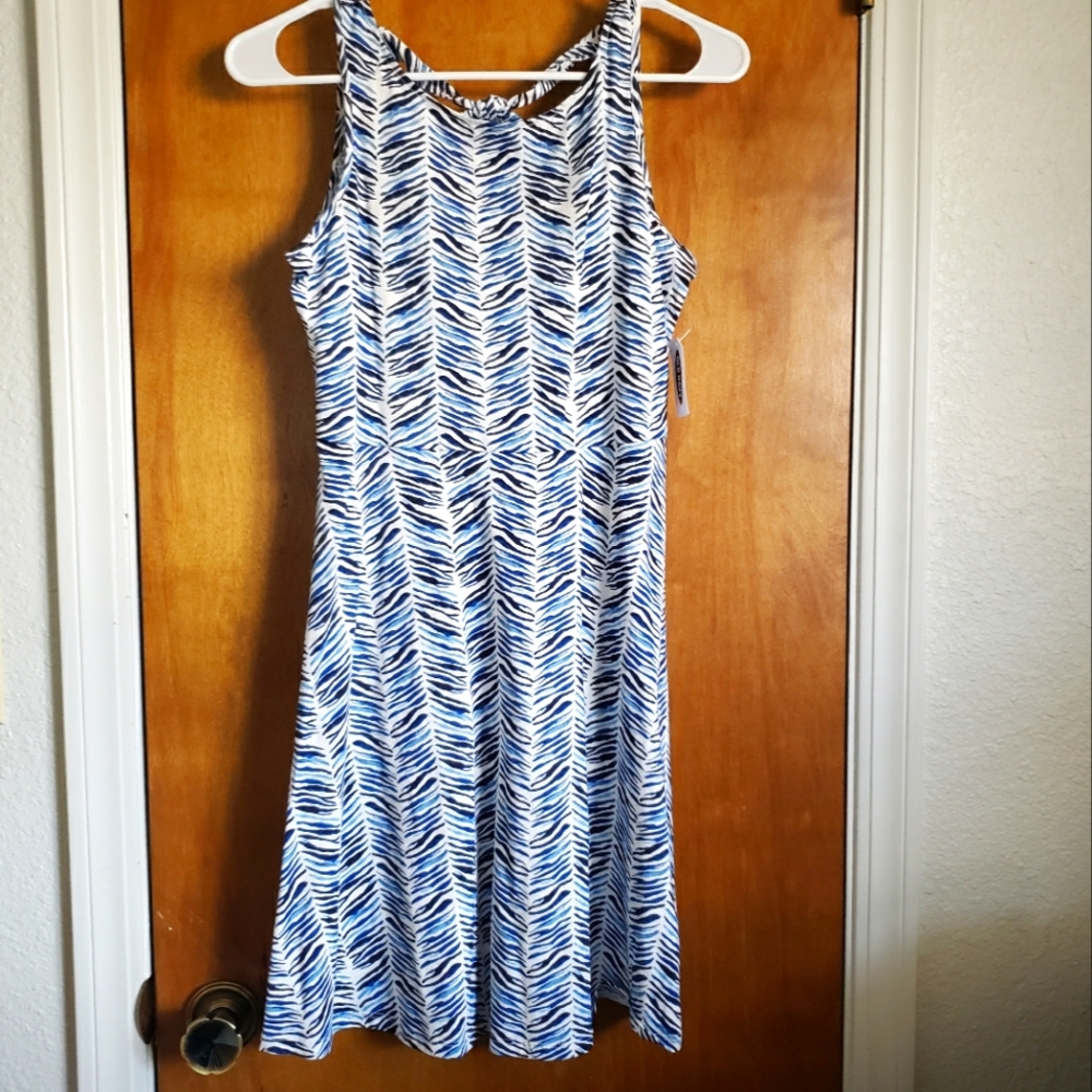NWT OLD NAVY zebra print shift DRESS FLOWY FIT & FLARE